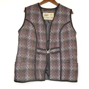 Vintage | Dillad Corwgl Pure Wool Tapestry Vest X/XL